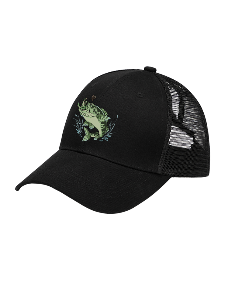There's Always a Bigger Fish Mesh Velcro Hat