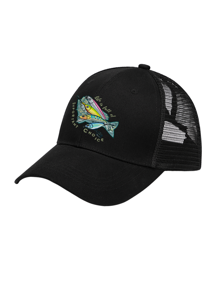 Clear Lake Bass Lures Mesh Velcro Hat