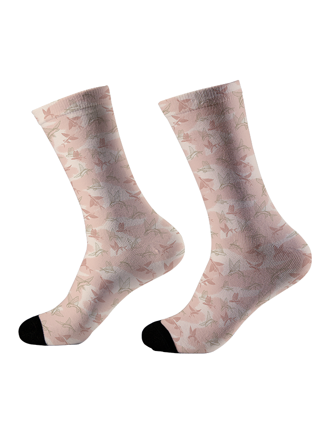 Ocean Breeze Flying Fish Full Print Fishing Socks
