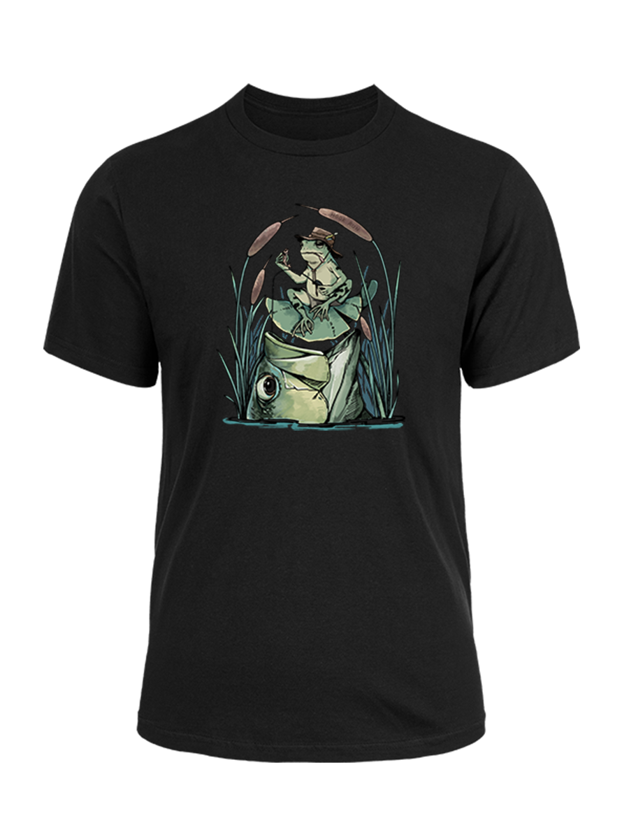 There's Always a Bigger Fish Unisex Cotton Tee