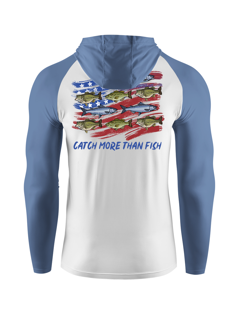 Patriotic Waters Unleashed UPF Hoodie
