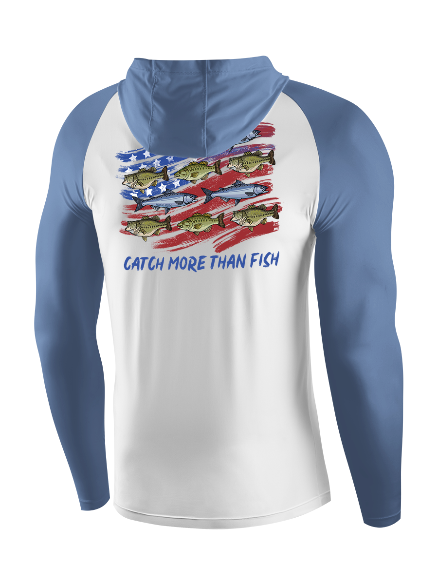 Patriotic Waters Unleashed UPF Hoodie