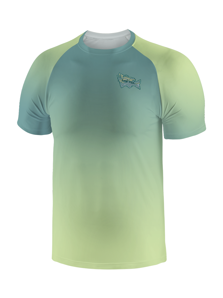 Clear Lake Bass Lures Gradient Fishing Tee