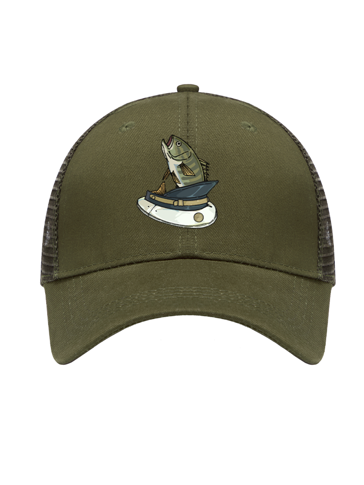 Catch Me If You Can Mesh Velcro Hat