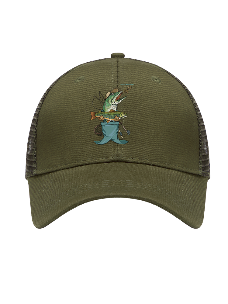 Who is My Prey Mesh Velcro Hat