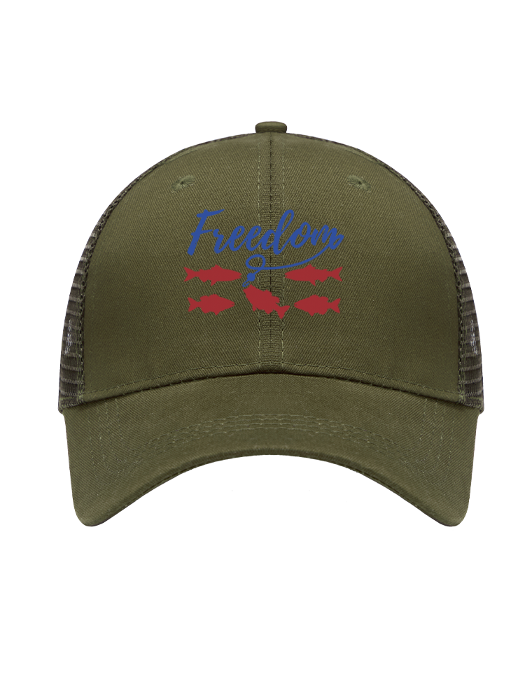 Patriotic Waters Unleashed Mesh Velcro Hat