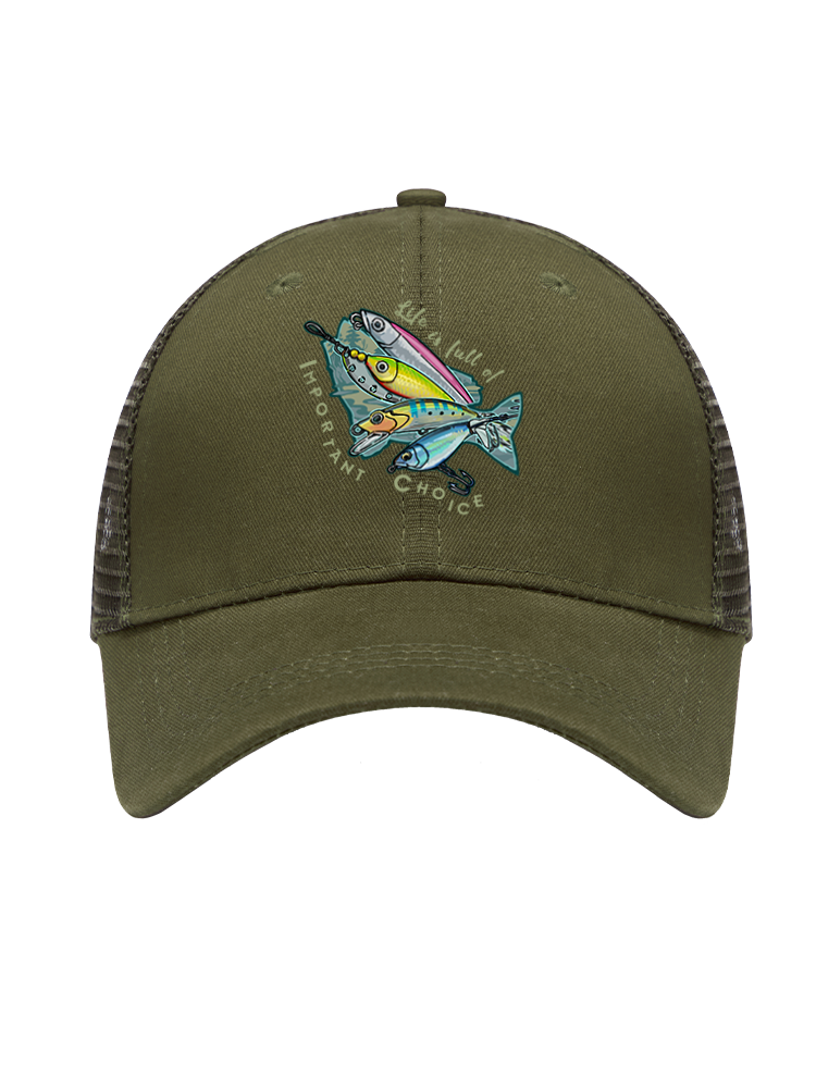 Clear Lake Bass Lures Mesh Velcro Hat