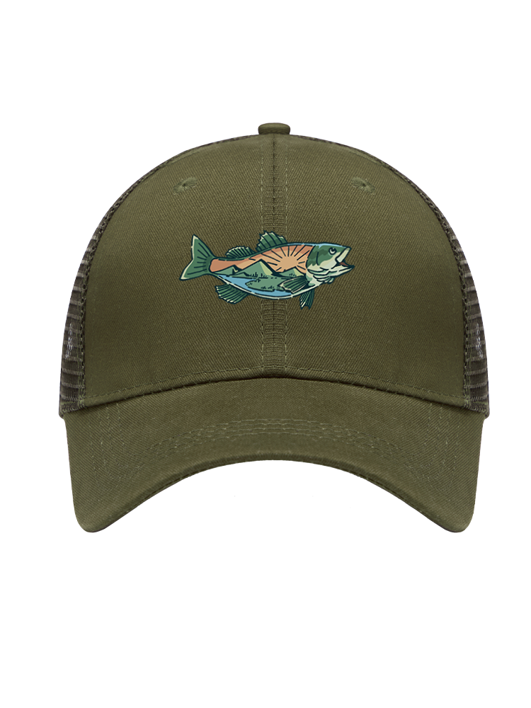 Let It Fly to Freedom Mesh Velcro Hat