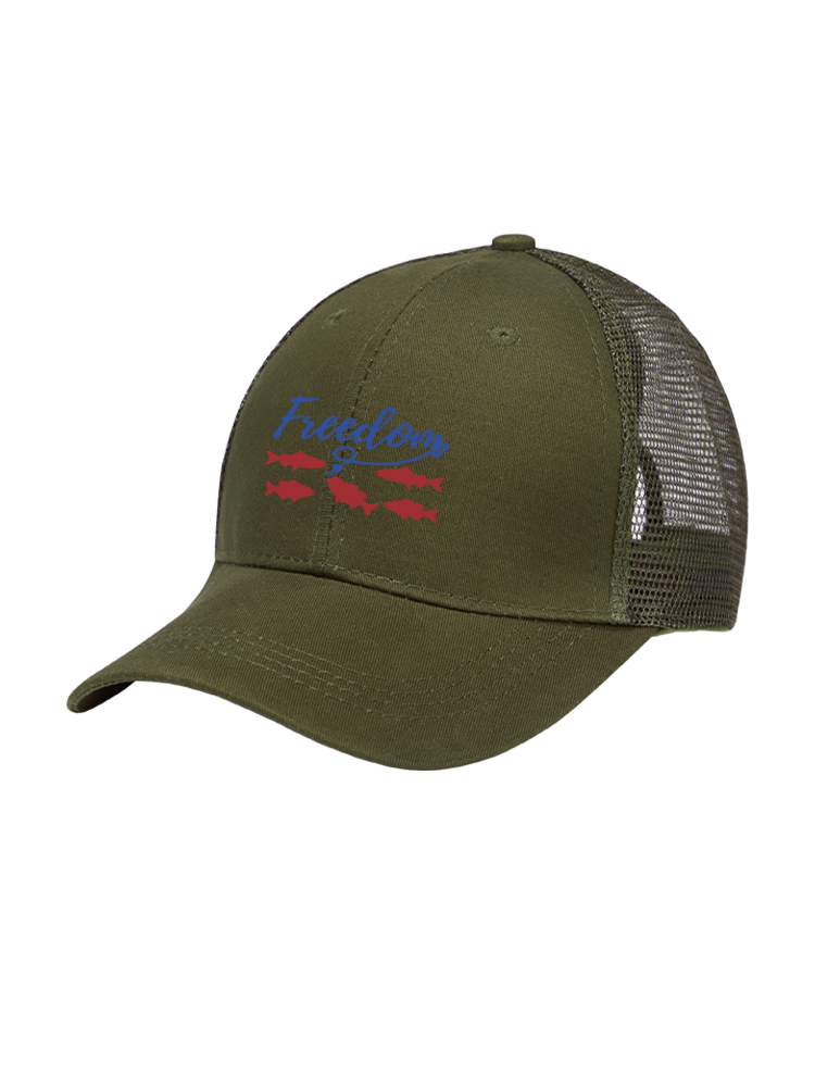 Patriotic Waters Unleashed Mesh Velcro Hat