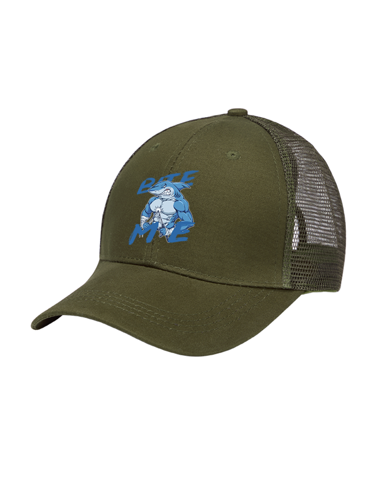 Rebel Shark Bite Me Mesh Velcro Hat