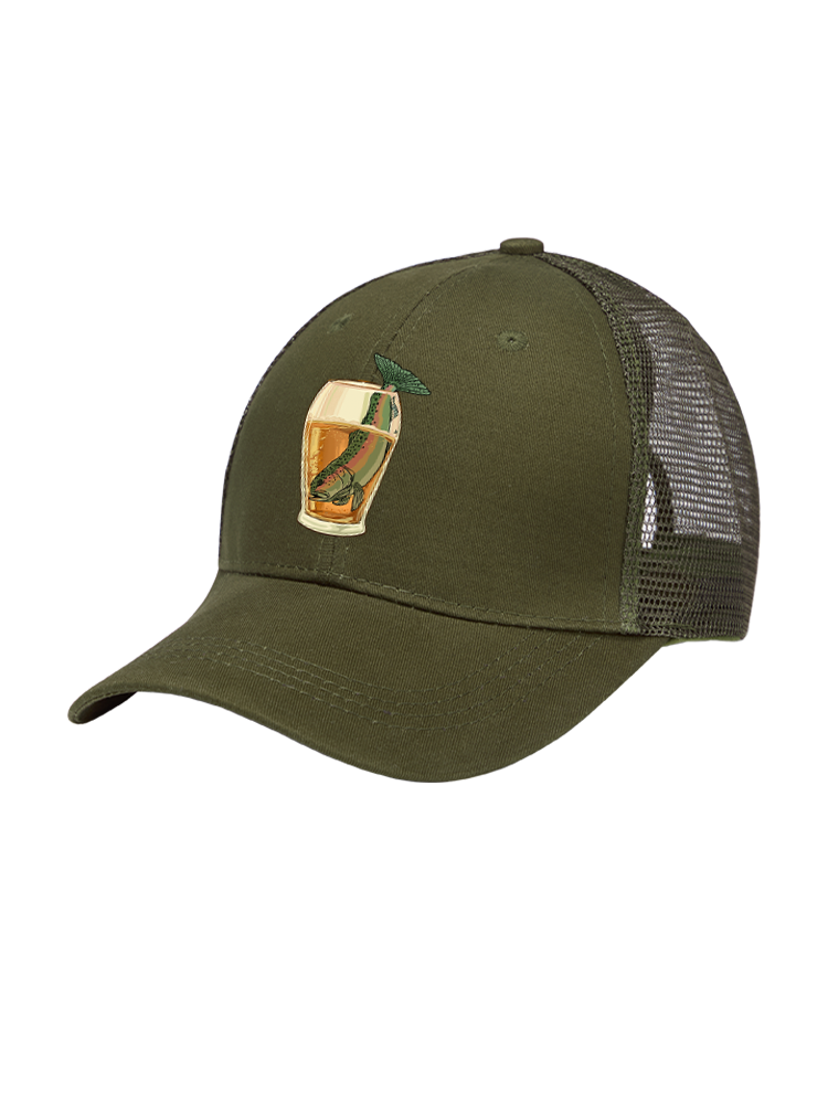Let's Have a Drink Mesh Velcro Hat