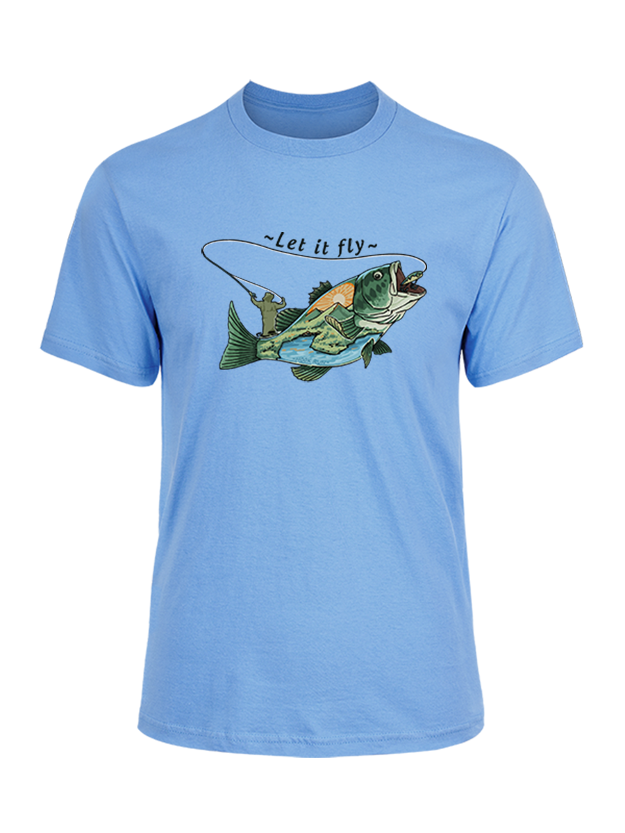 Let It Fly to Freedom Unisex Cotton Tee