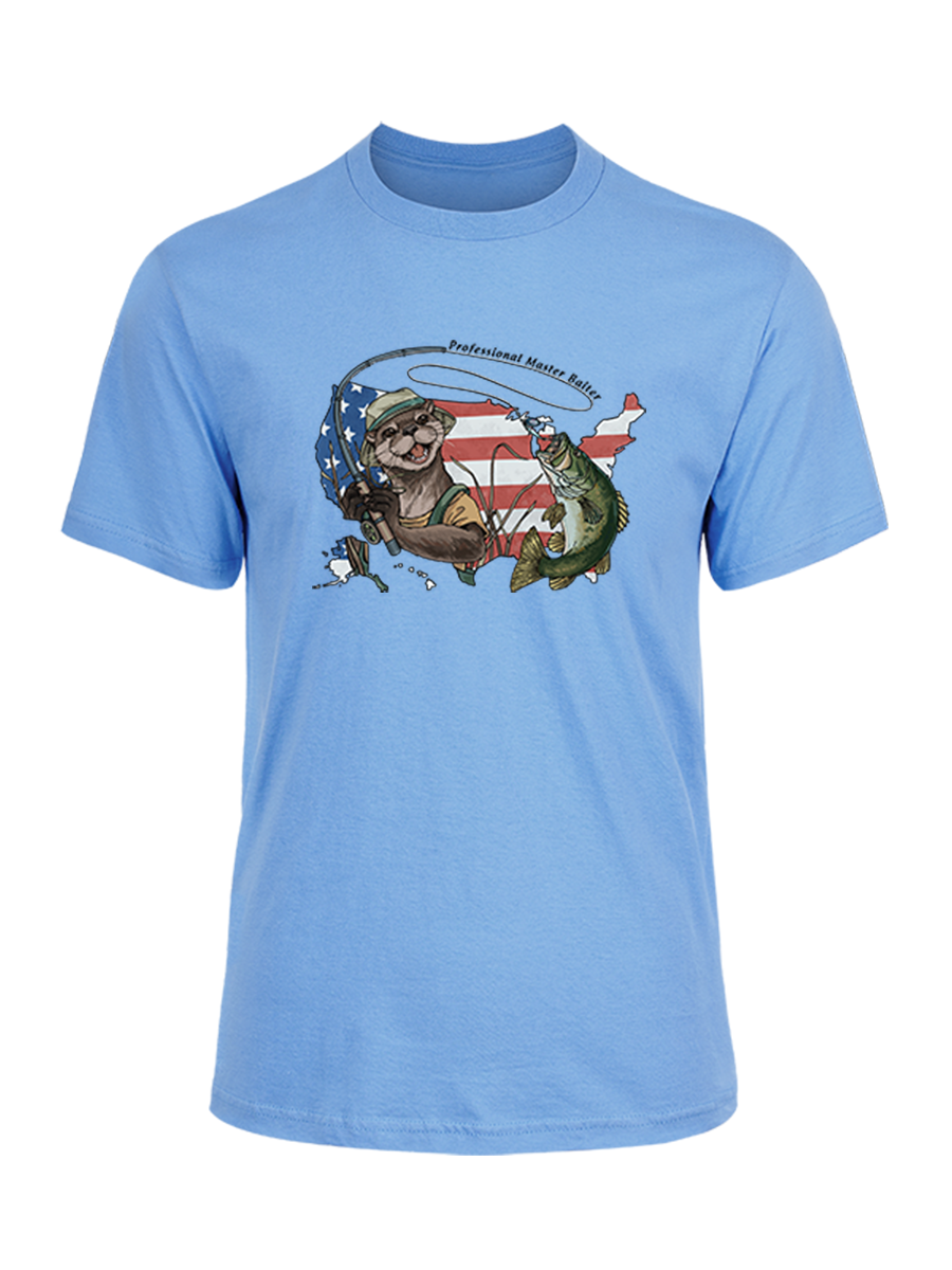 Otter vs Bass Unisex Cotton Tee