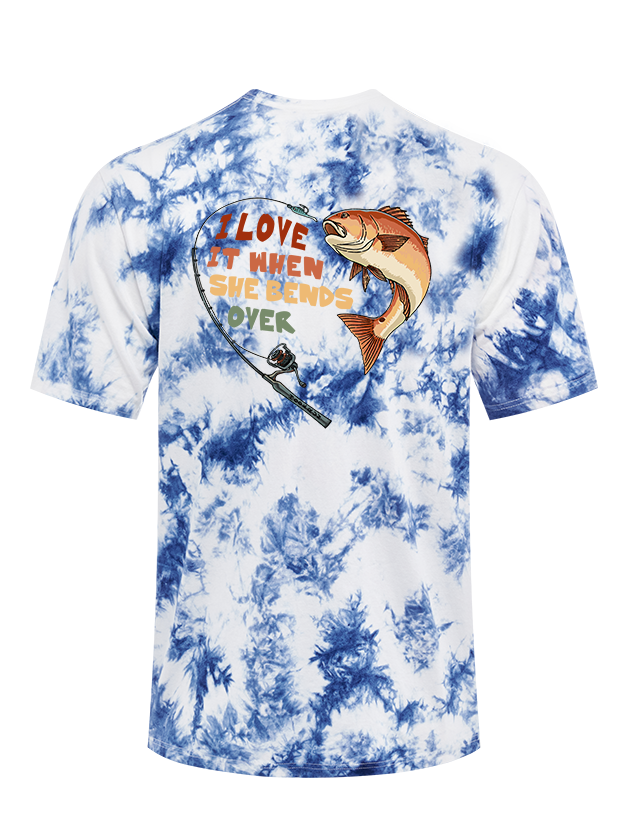 Redfish Rhythm Bend to Love Tie Dye Tee