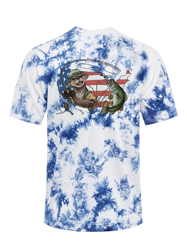 Otter vs Bass Tie Dye Tee