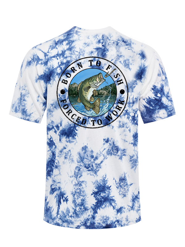 Born to Fish Tie Dye Tee