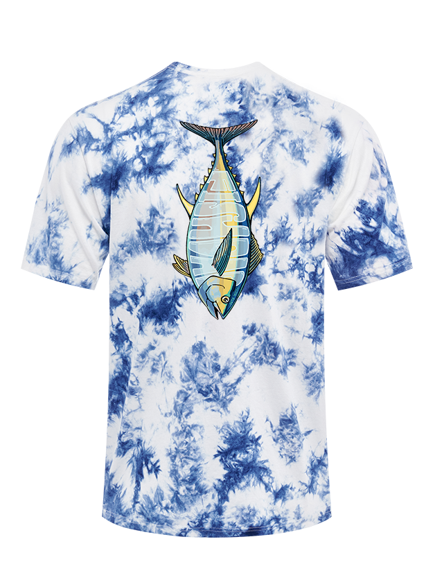 Dad's Fishing Legacy Tie Dye Tee