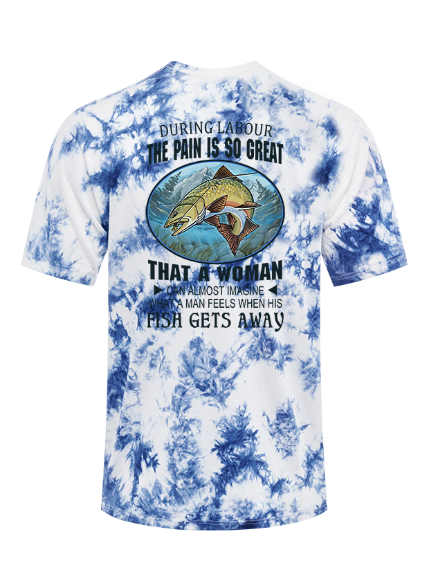 The Trout That Got Away Tie Dye Tee