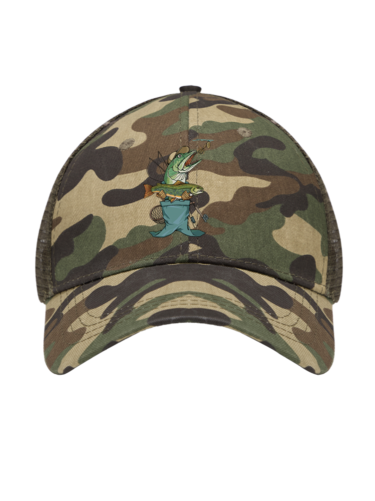 Who is My Prey Mesh Velcro Hat