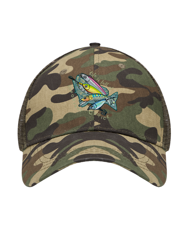 Clear Lake Bass Lures Mesh Velcro Hat