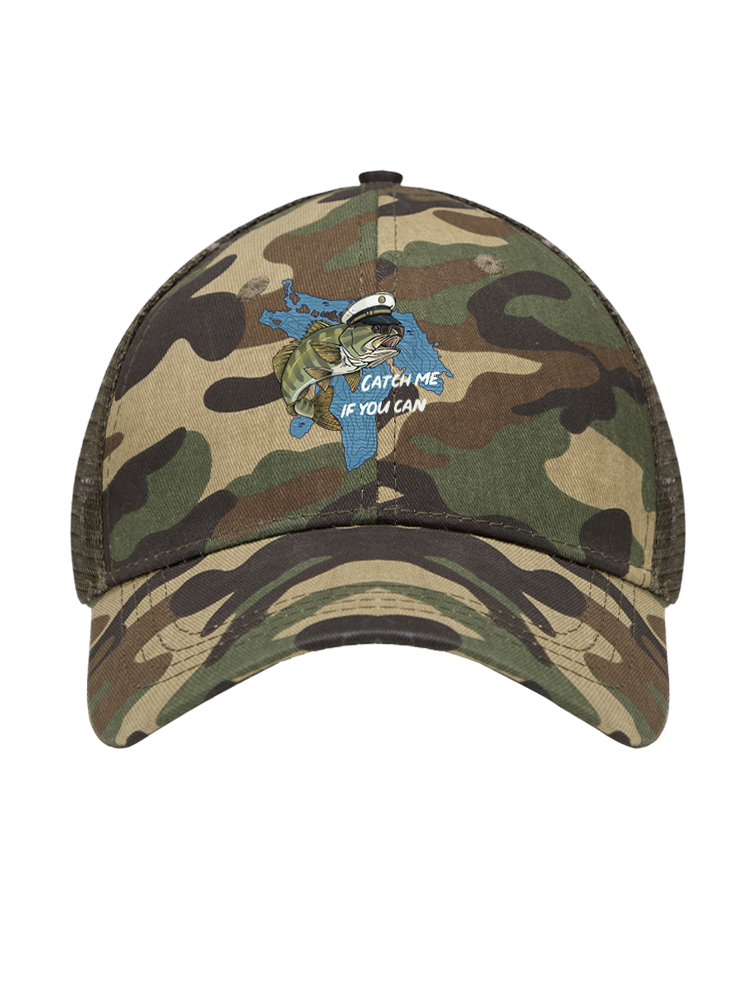 Catch Me If You Can Mesh Velcro Hat