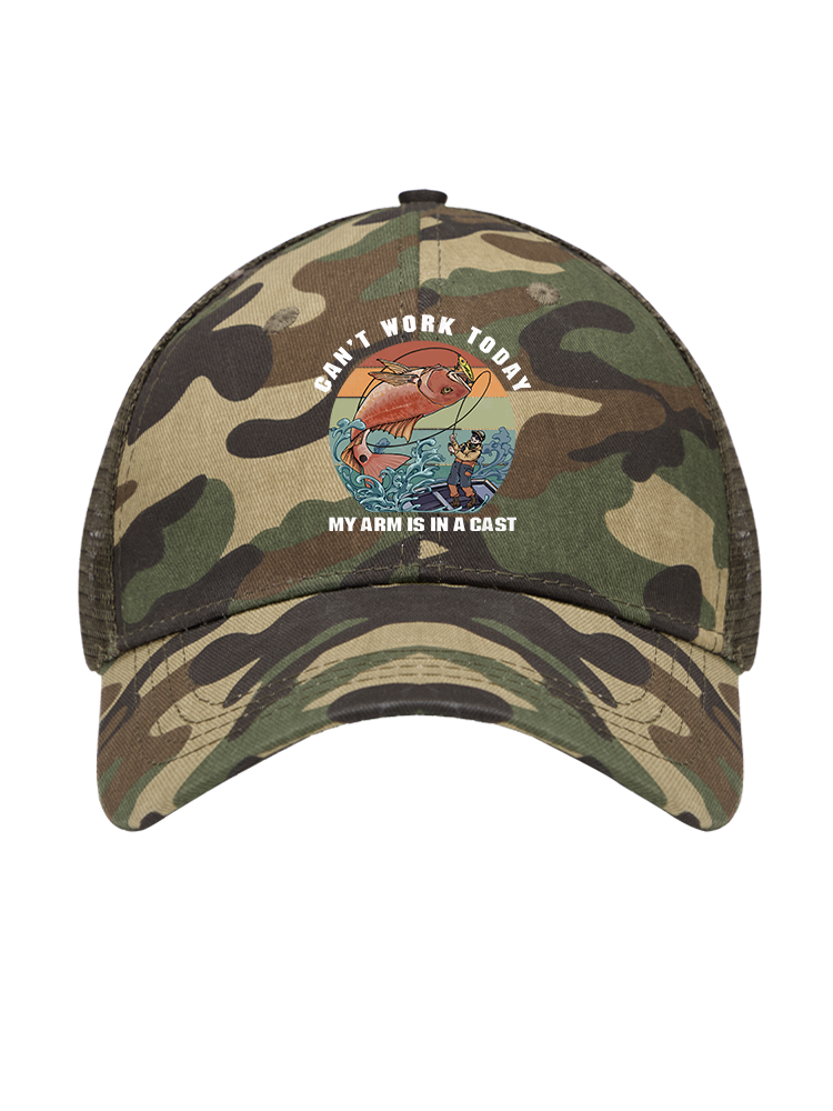 Hooked on a Day Off Mesh Velcro Hat