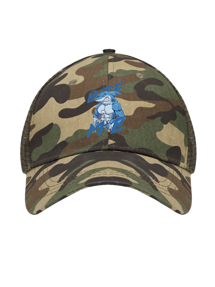 Rebel Shark Bite Me Mesh Velcro Hat