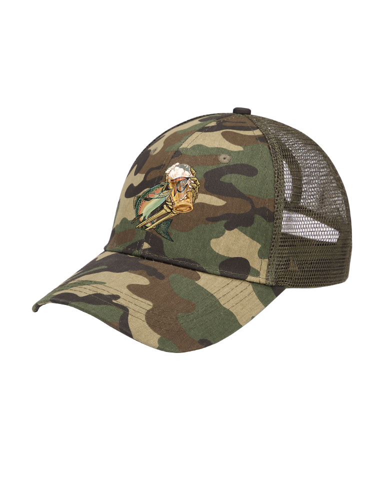Let's Have a Drink Mesh Velcro Hat