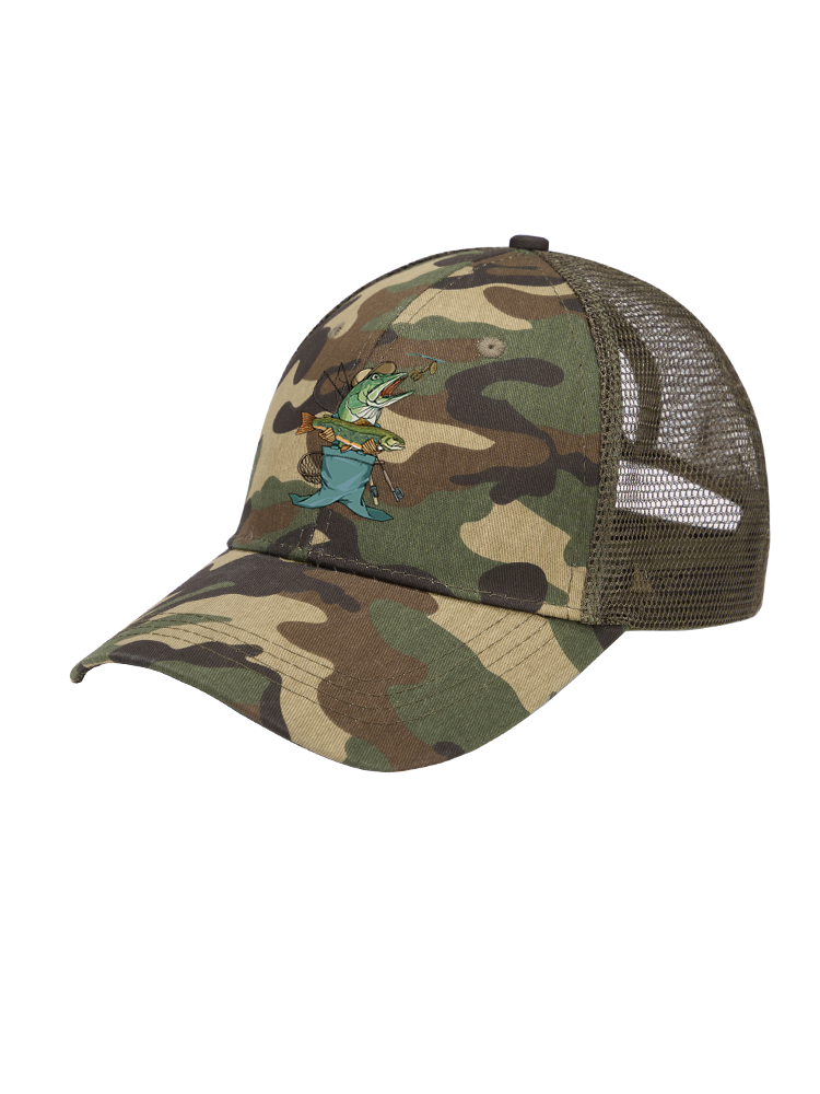 Who is My Prey Mesh Velcro Hat