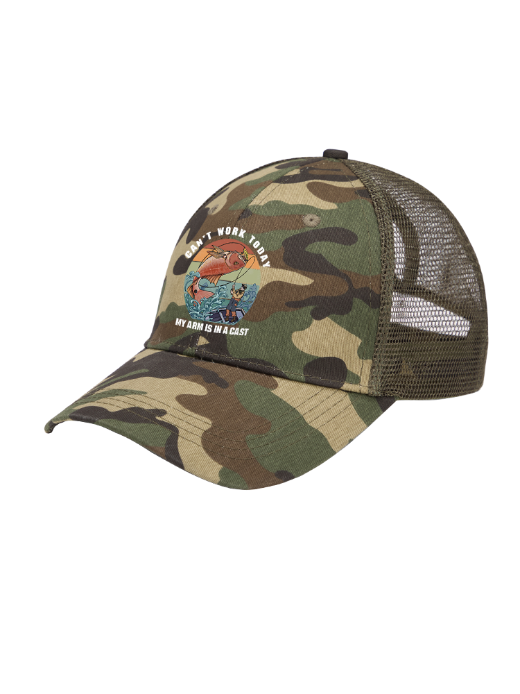 Hooked on a Day Off Mesh Velcro Hat