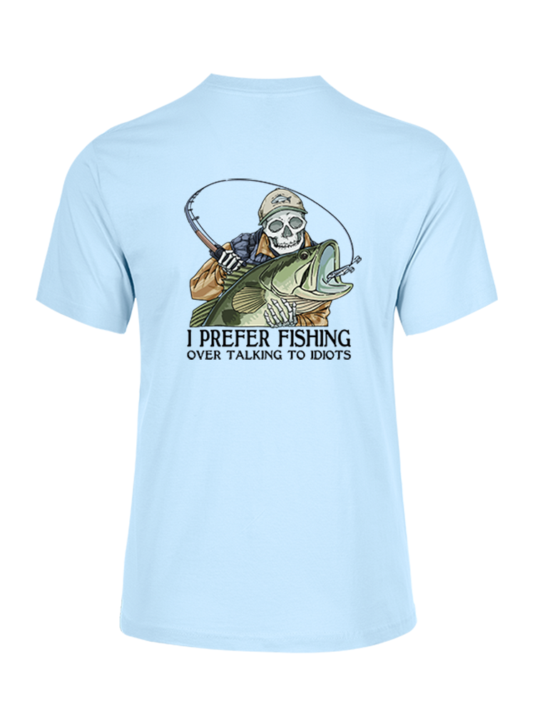 Talk Less Fish More Unisex Cotton Tee