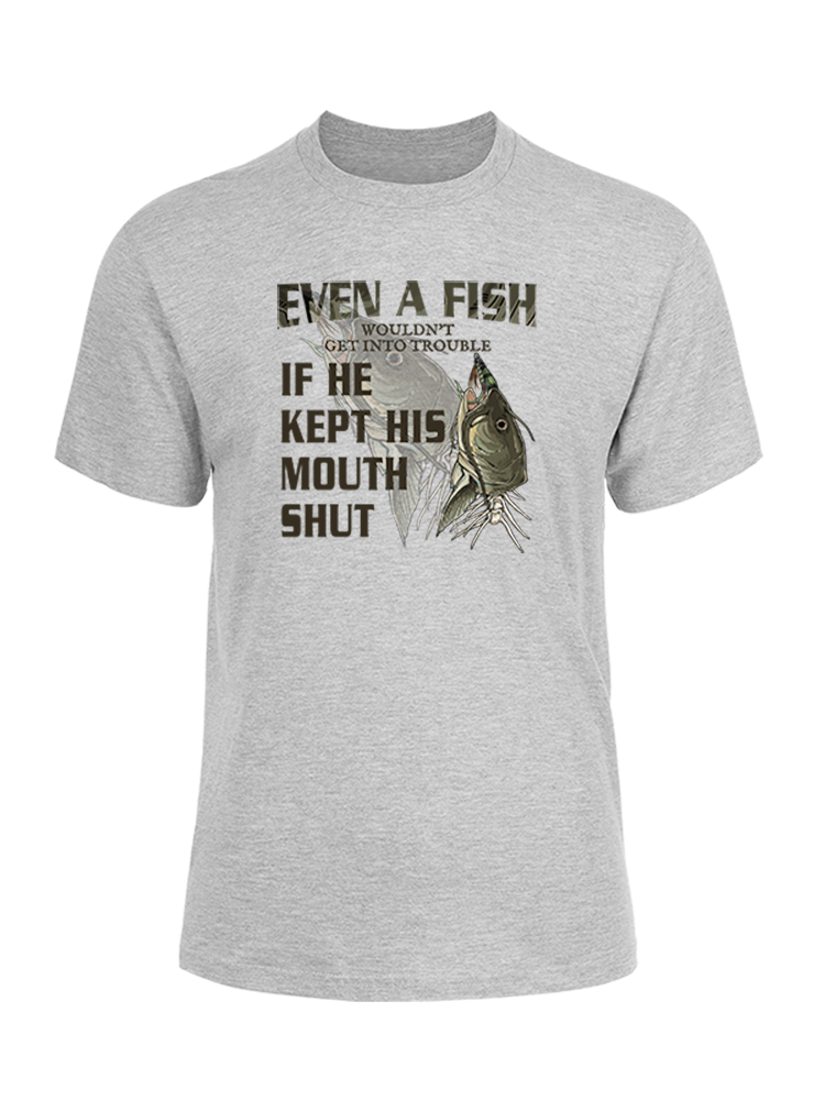 Silent Wisdom Catfish's Lesson Unisex Cotton Tee