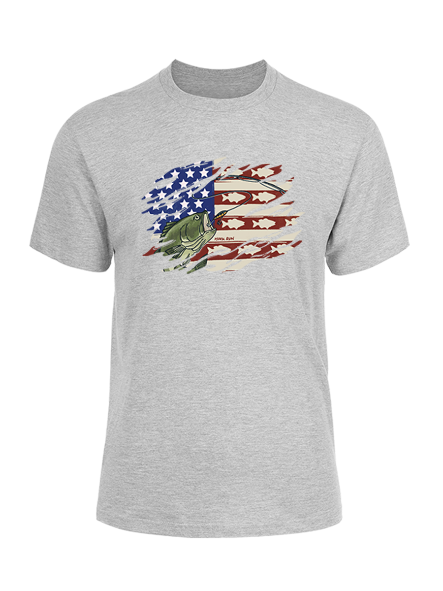 Patriot Bass Angler Unisex Cotton Tee