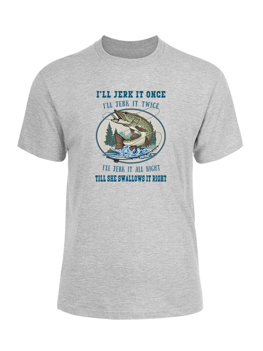 Muskie Madness Jerk and Reel Unisex Cotton Tee