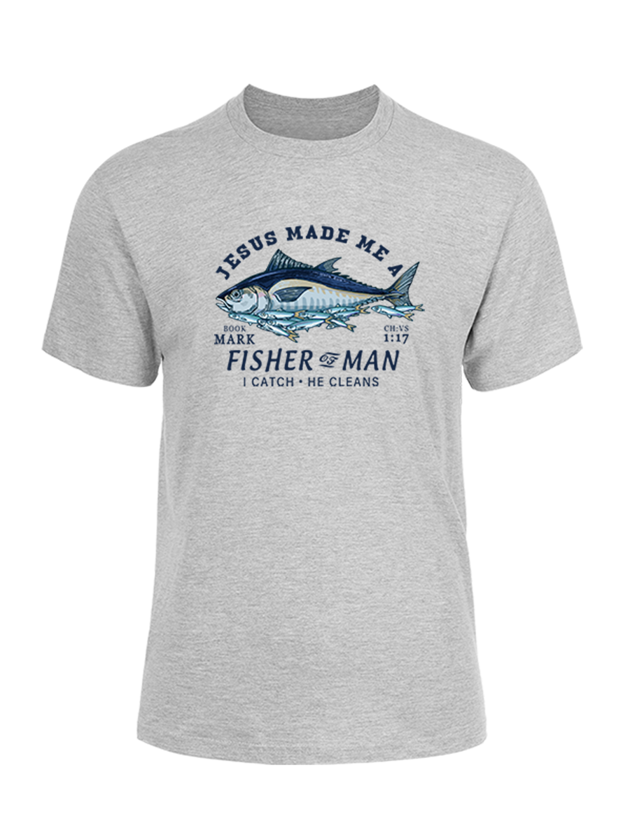 Matthew 4:21 God's Capture Unisex Cotton Tee