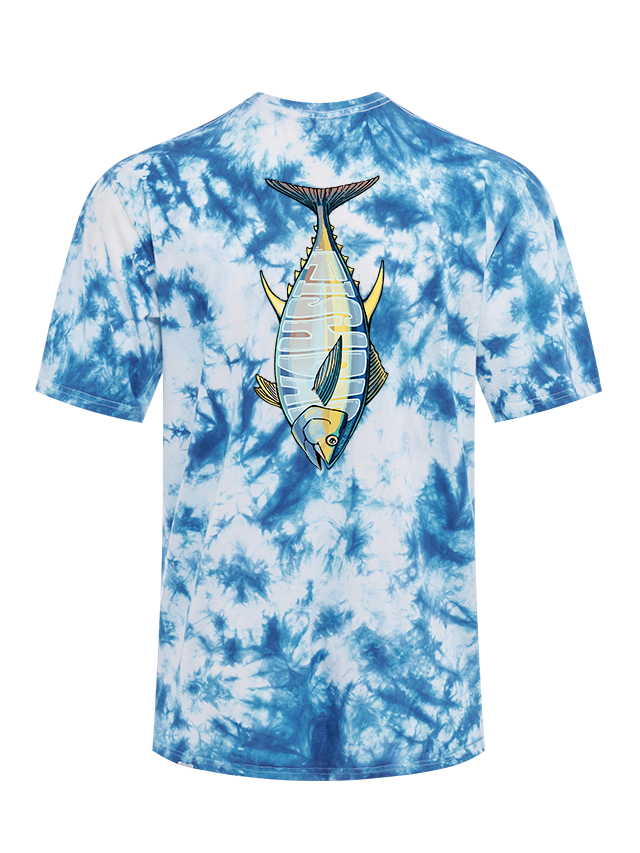 Dad's Fishing Legacy Tie Dye Tee