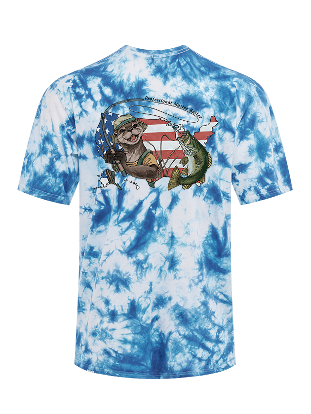Otter vs Bass Tie Dye Tee