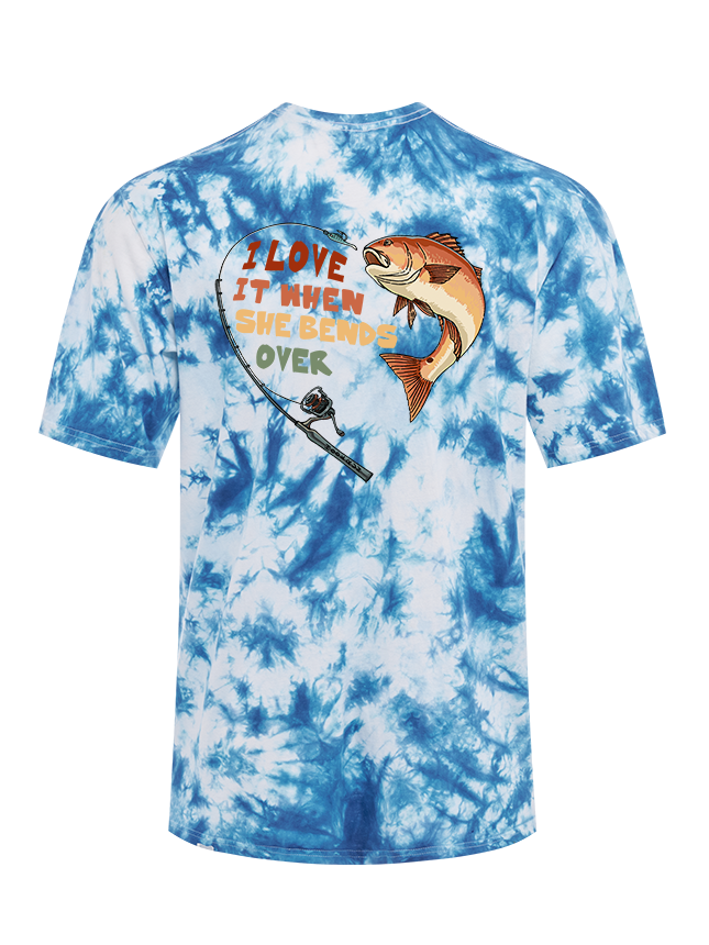 Redfish Rhythm Bend to Love Tie Dye Tee