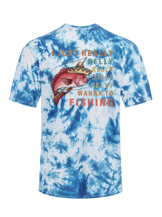 Red Snapper Fiesta Tie Dye Tee