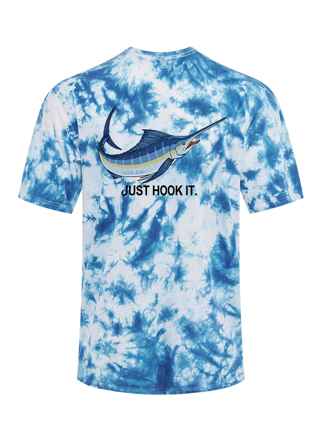 Just Hook It Tie Dye Tee