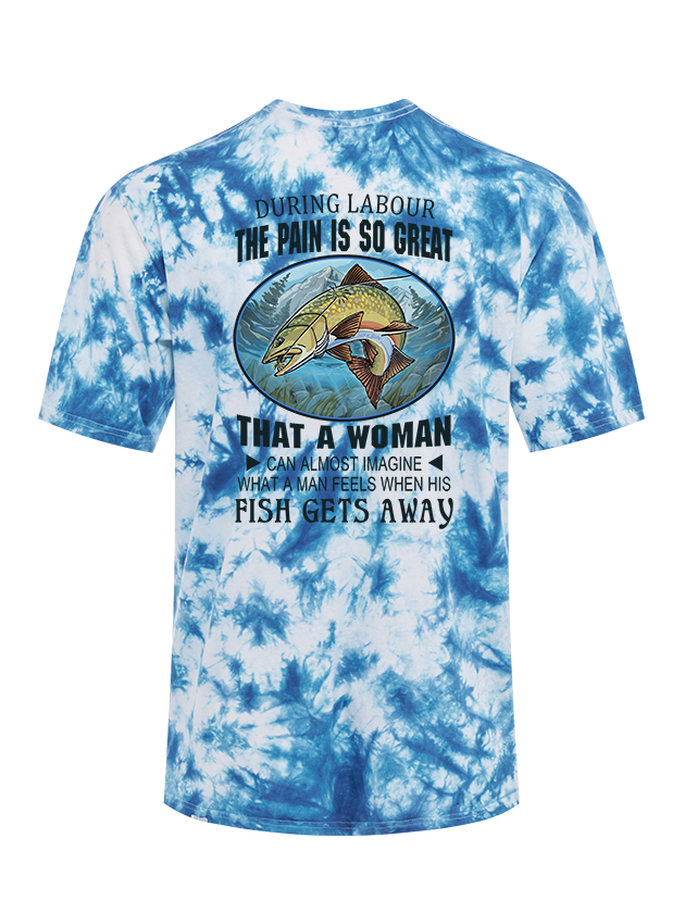 The Trout That Got Away Tie Dye Tee