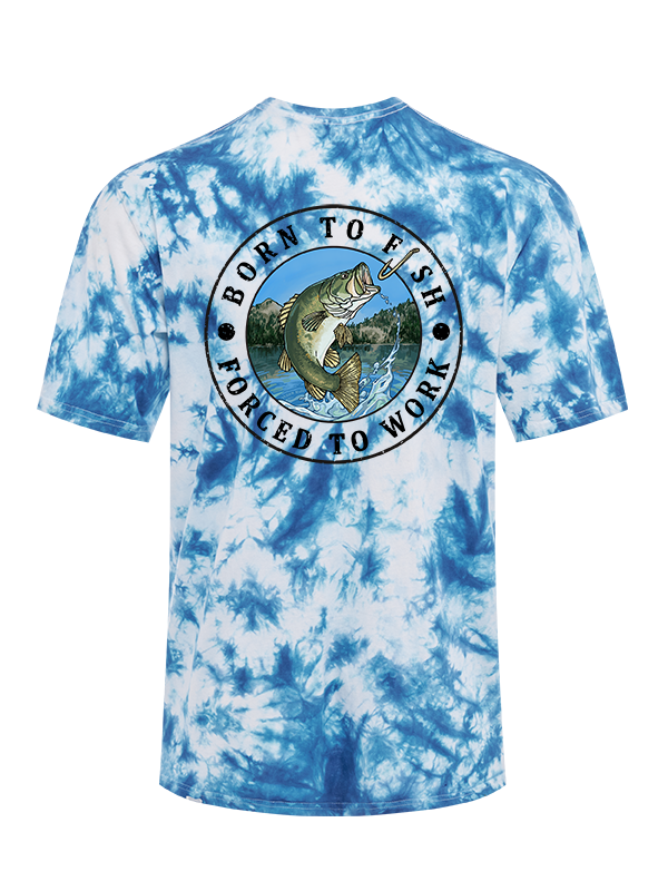 Born to Fish Tie Dye Tee