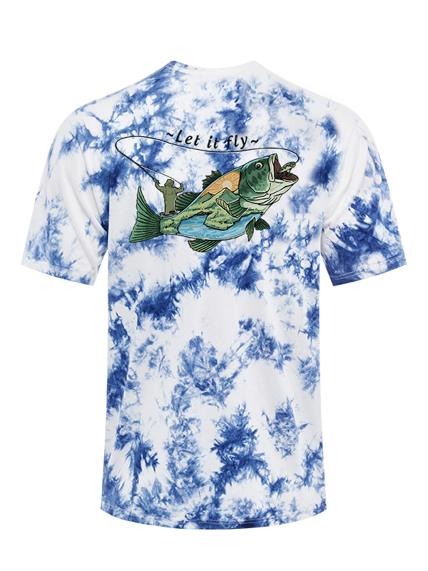 Let It Fly to Freedom Tie Dye Tee