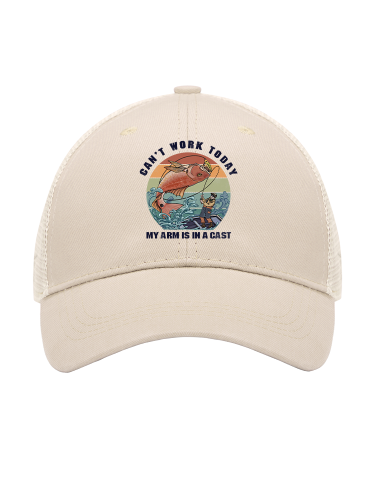 Hooked on a Day Off Mesh Velcro Hat
