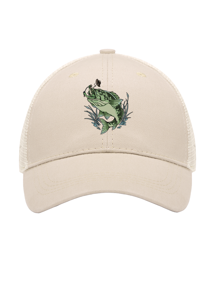 There's Always a Bigger Fish Mesh Velcro Hat