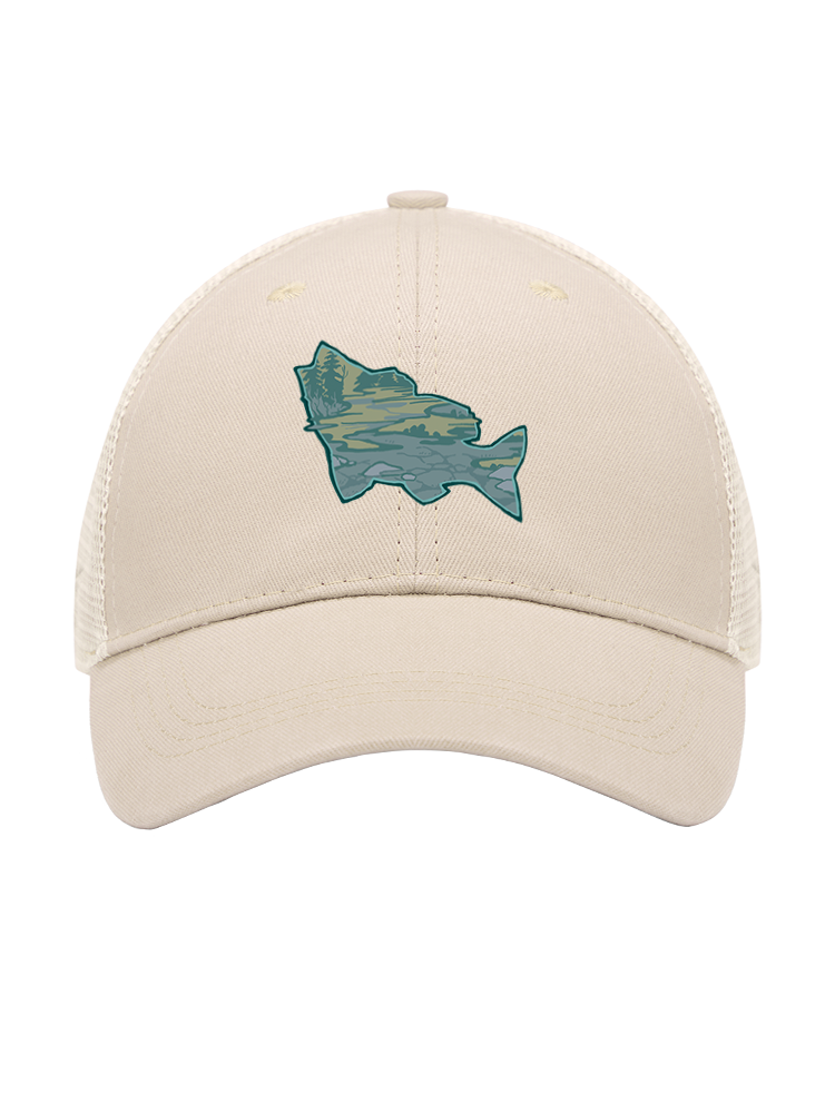 Clear Lake Bass Lures Mesh Velcro Hat
