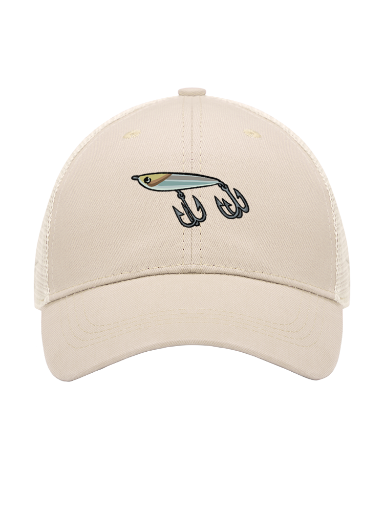 Muskie Madness Jerk and Reel Mesh Velcro Hat