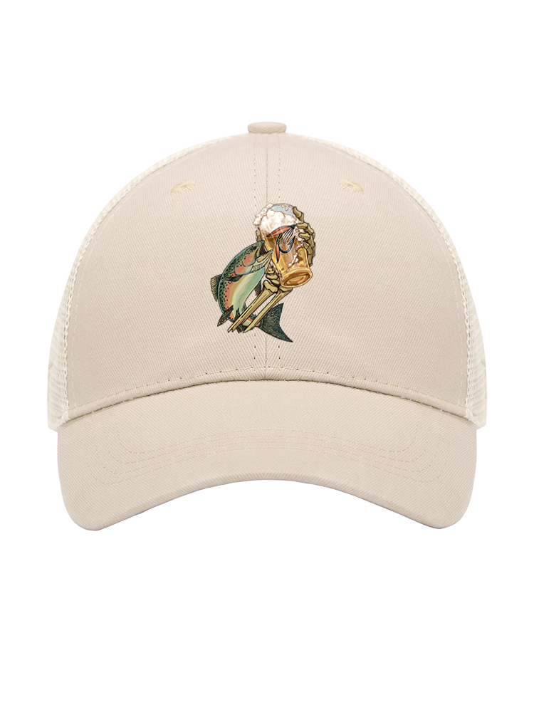 Let's Have a Drink Mesh Velcro Hat