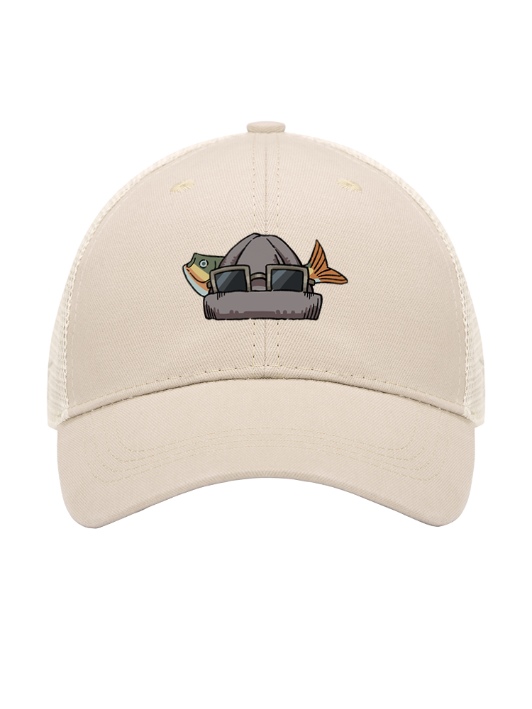 Fishing Make Me Feel Alive Mesh Velcro Hat