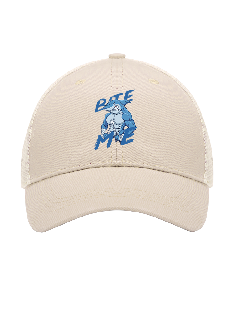 Rebel Shark Bite Me Mesh Velcro Hat